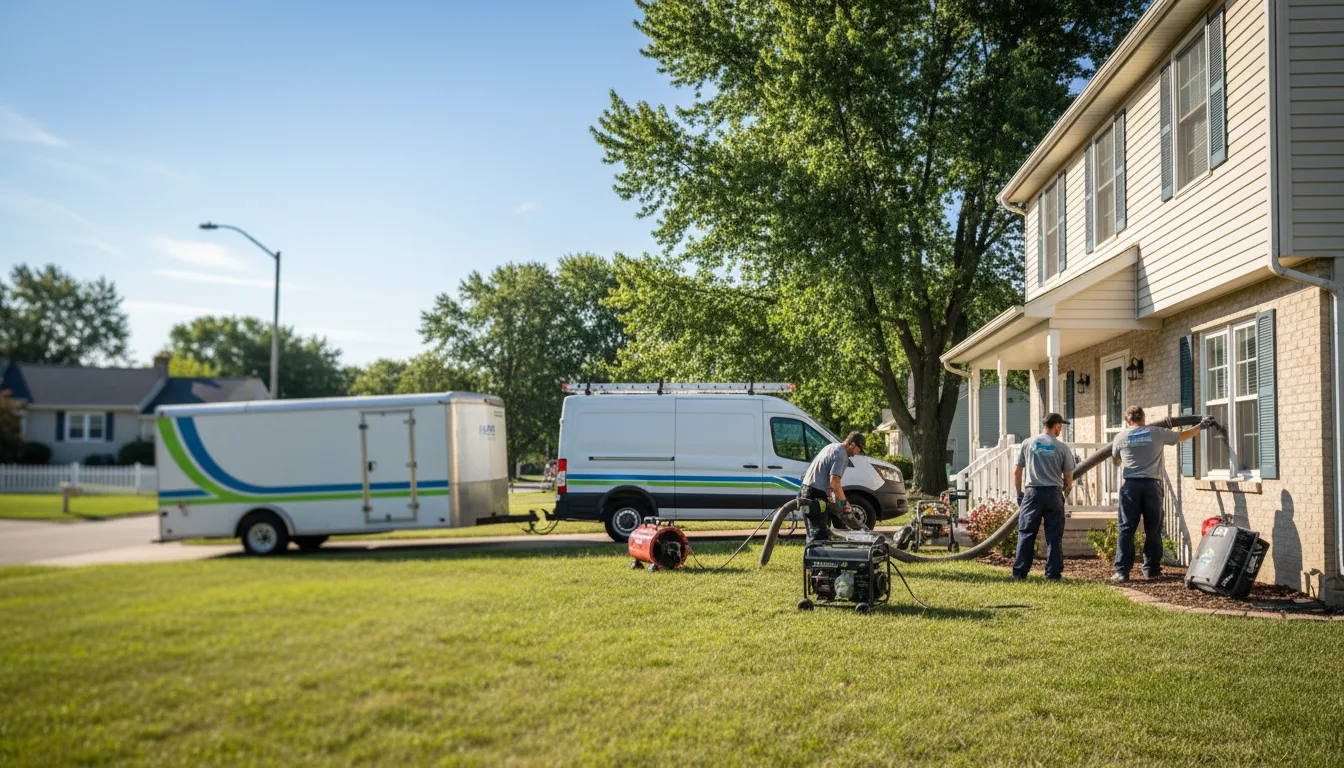 Flooded Basement Restoration And Cleanup With Repair in Cygnet, OH near me